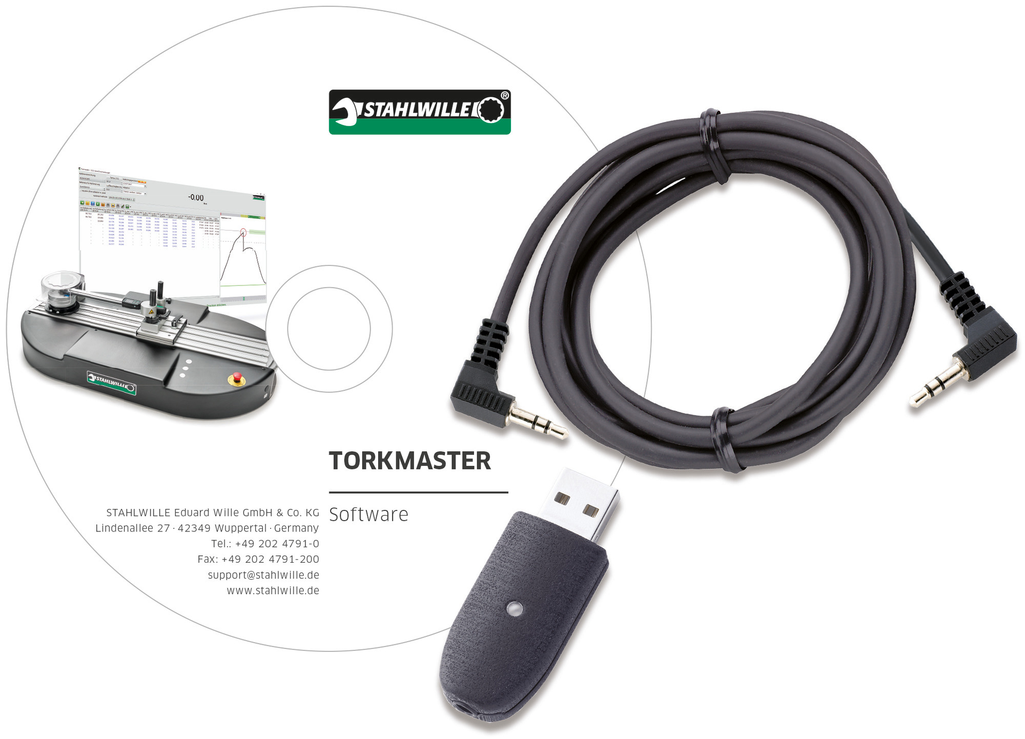 USB Adapter, Jack Cable and Torkmaster Software 7759-4