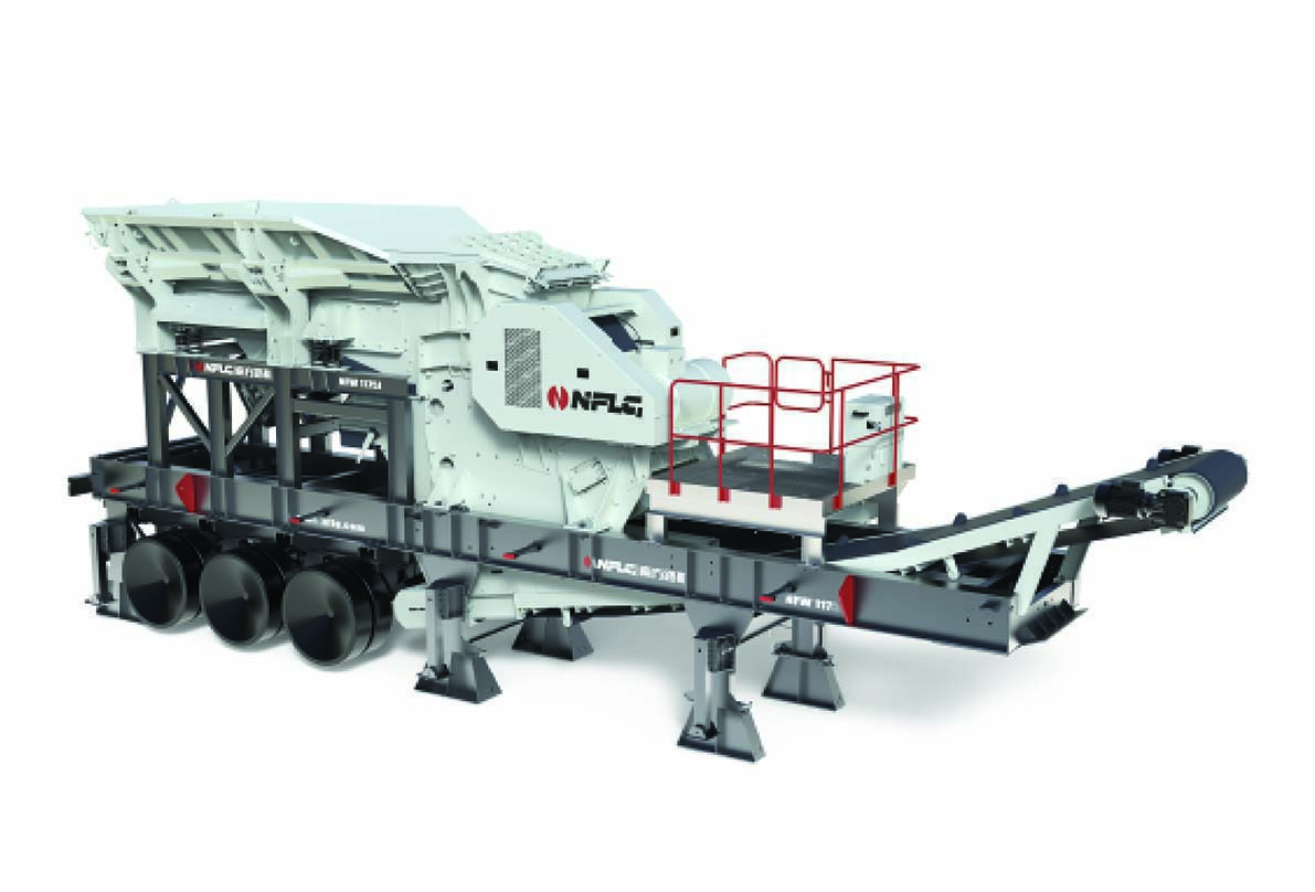 Wheeled mobile jaw crusher NFW1175J